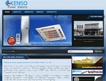 Tablet Screenshot of kensopower.com